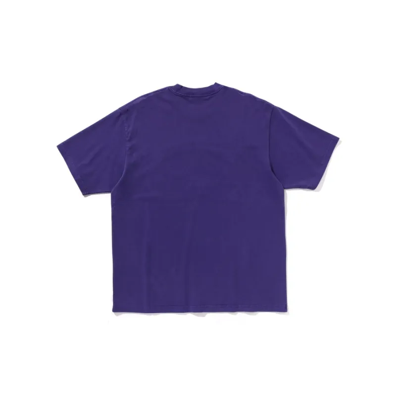 A BATHING APE Logo Embellished Crewneck T Shirt-3