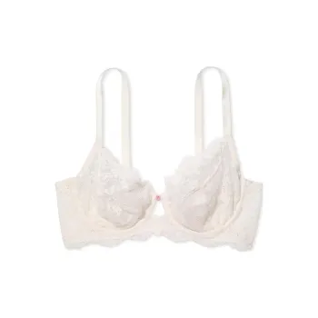 Victoria's Secret DREAM ANGELS The Fabulous By Lace Full-Cup Bra / CW Bra Women's Coconut White