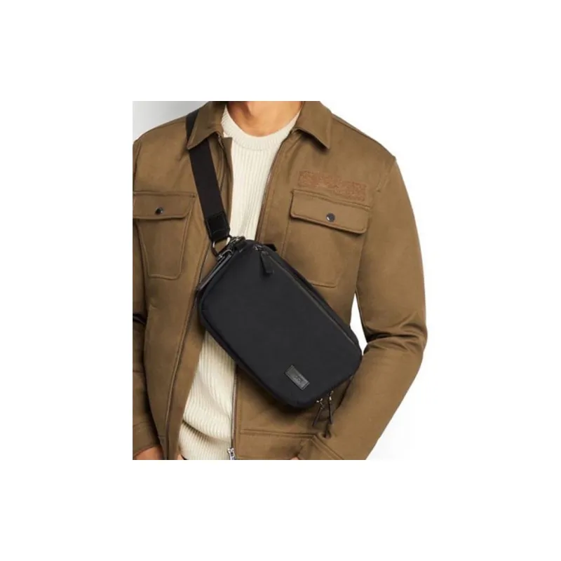 TUMI Nylon Shoulder Bag Crossbody Bag Mini Unisex Black-5
