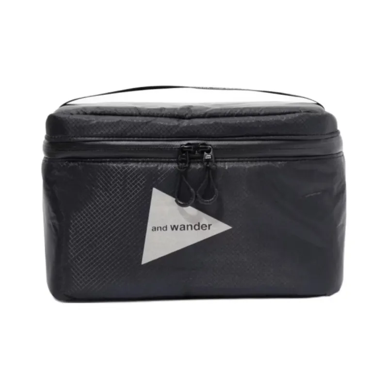 And Wander Nylon Meal Storage Bag Unisex Charcoal-0