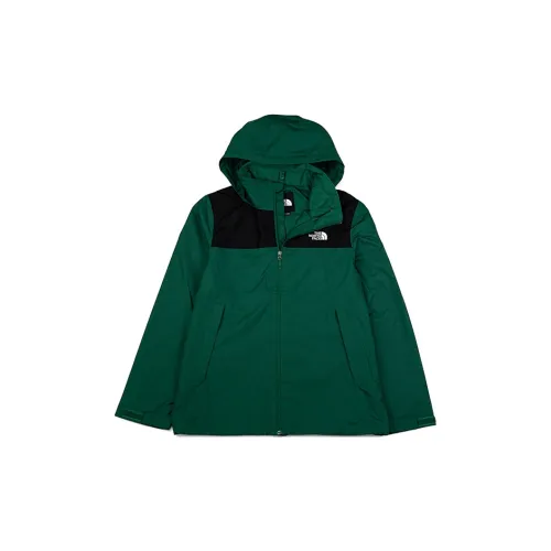 THE NORTH FACE City Outdoor Collection Windbreaker Jackets Men Elegant Green