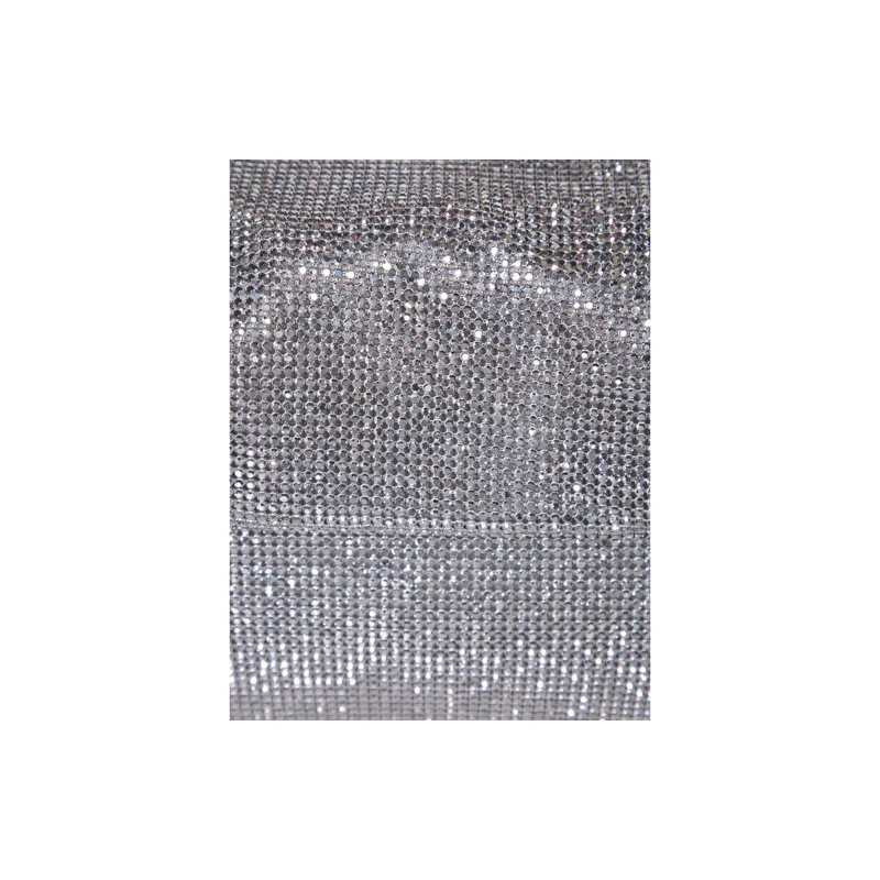 BENEDETTA BRUZZICHES Aluminum Mesh One Shoulder Handbag Women's Silver-3