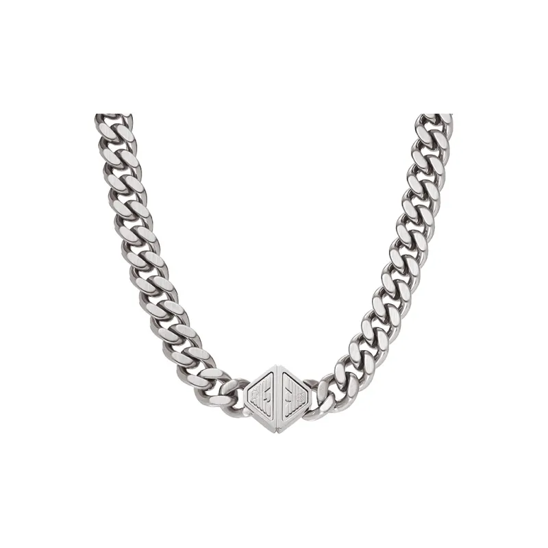 EMPORIO ARMANI Stainless Steel Chain Necklace-1