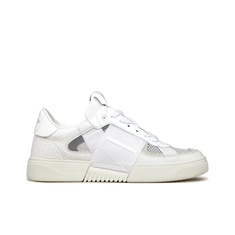 Valentino Mesh Detailed Lace Up Sneakers Women's-1