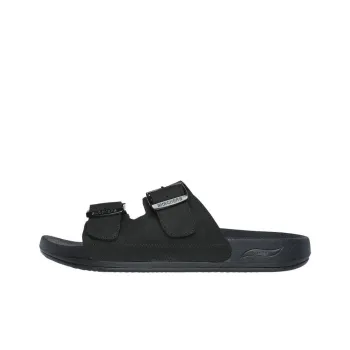 Skechers Arch Fit Slip Resistant Abrasion Resistant Slide Slippers Men's Black