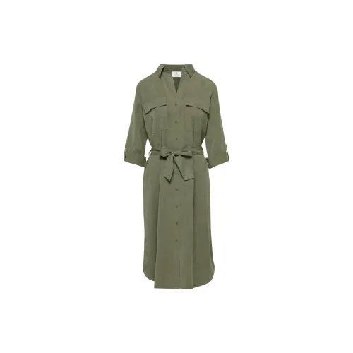 ARITZIA Long-Sleeved Dresses Women's Gd Army Green/Army Green