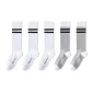 White 3-Gray 2[5 Pack]