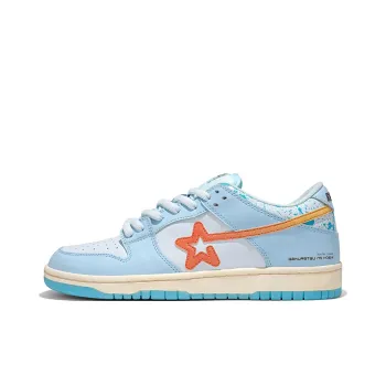RIPSTAR SKBD Low Maxes Future Anti Slip Wear Resistant Low Top Skateboard Shoes Unisex Blue Orange