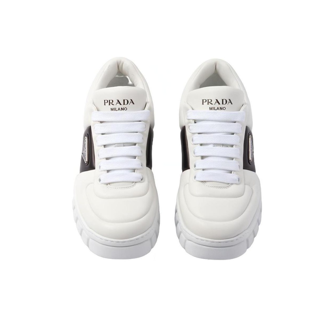 PRADA Casual Shoes Men Low-Top White - POIZON