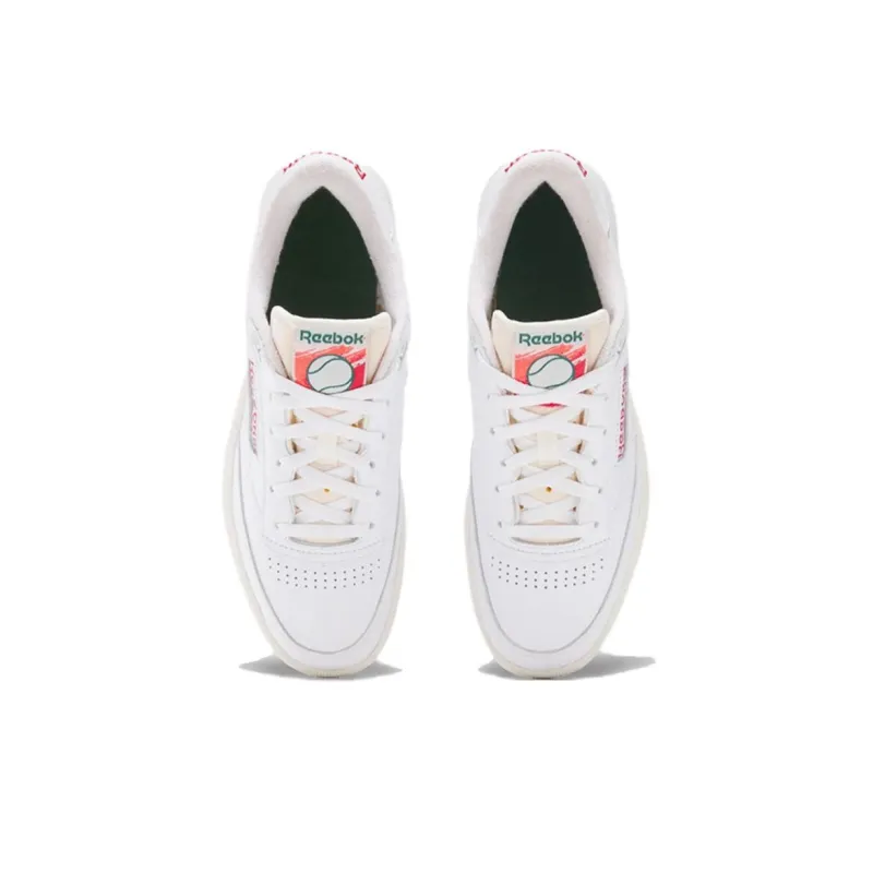 Reebok Club C 85 Vintage White Vector Red-3