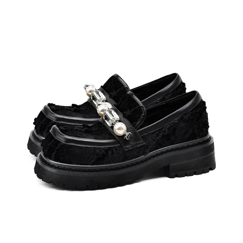 KMD Loafers Women's Black, Olive-6
