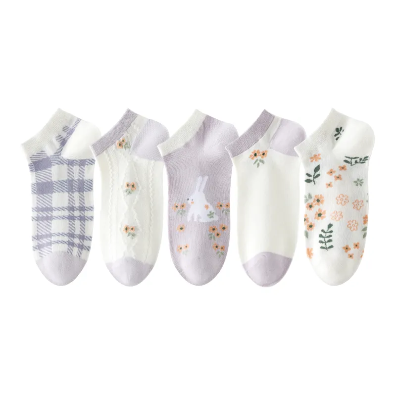 Caramella Ankle Socks Women's 5 Pack-13