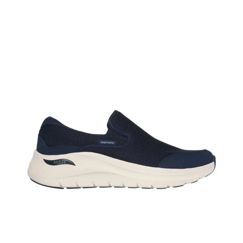Skechers ARCH FIT 2.0 Anti Slip Wear Resistant Low Top Casual Shoes Men's Marine Blue-1