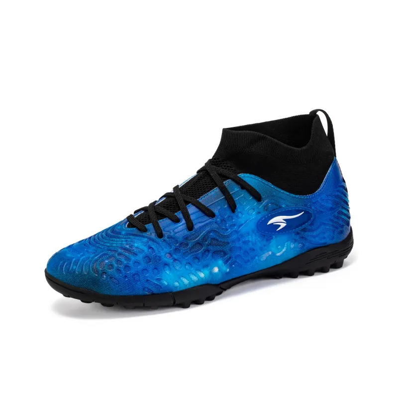 SUNAIS MG Rubber Short Studs TF Rubber Broken Studs Artificial Ground, Natural Ground Breathable Soccer Shoes Unisex-13