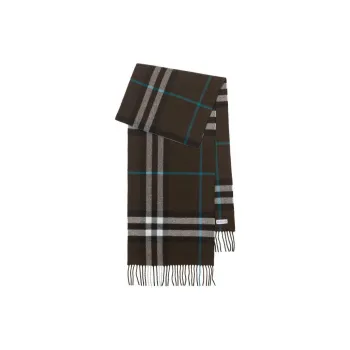 Burberry Vintage Checked Fringed Scarf