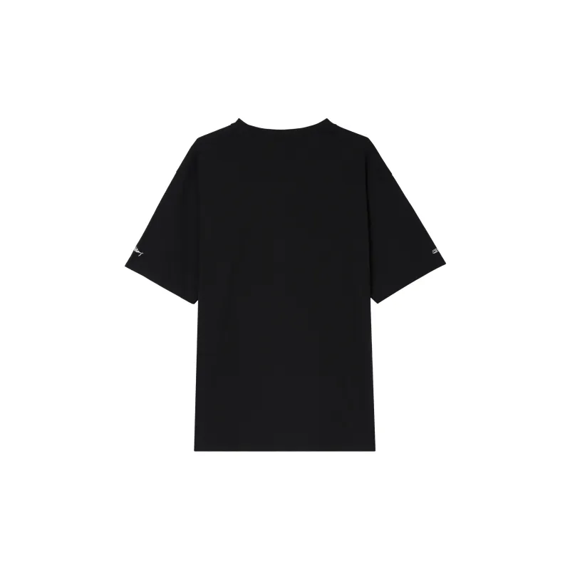 UNIQLO Drop Shoulder Sleeve T Shirt Unisex Black-1