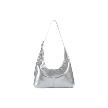 Carksky PU Portable Crossbody Bag, Shoulder Bag Regular Women's Silver