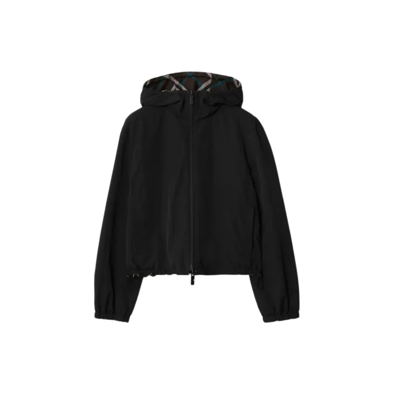 Burberry Checked Reversible Hooded Jacket-2