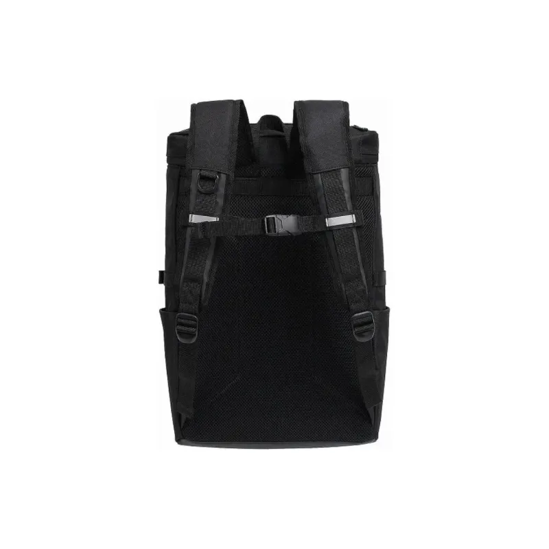 Champion Recycled Polyester Patchwork Canvas Backpack Men's Black White-3