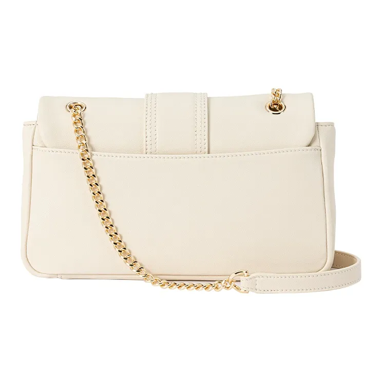 VANESSA HOGAN Vh Classic Series Cow Leather Small Square Bag Shoulder Bag Regular Women's Ecru/Black-2