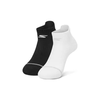 Skechers Comfort Sports Series Ankle Socks Unisex 2 Pack White/bay Horse.