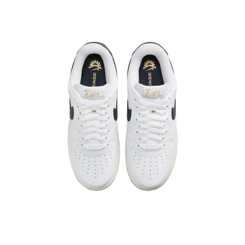Nike Air Force 1 Anti Slip Wear Resistant Low Top Skateboard Shoes Women's White-3