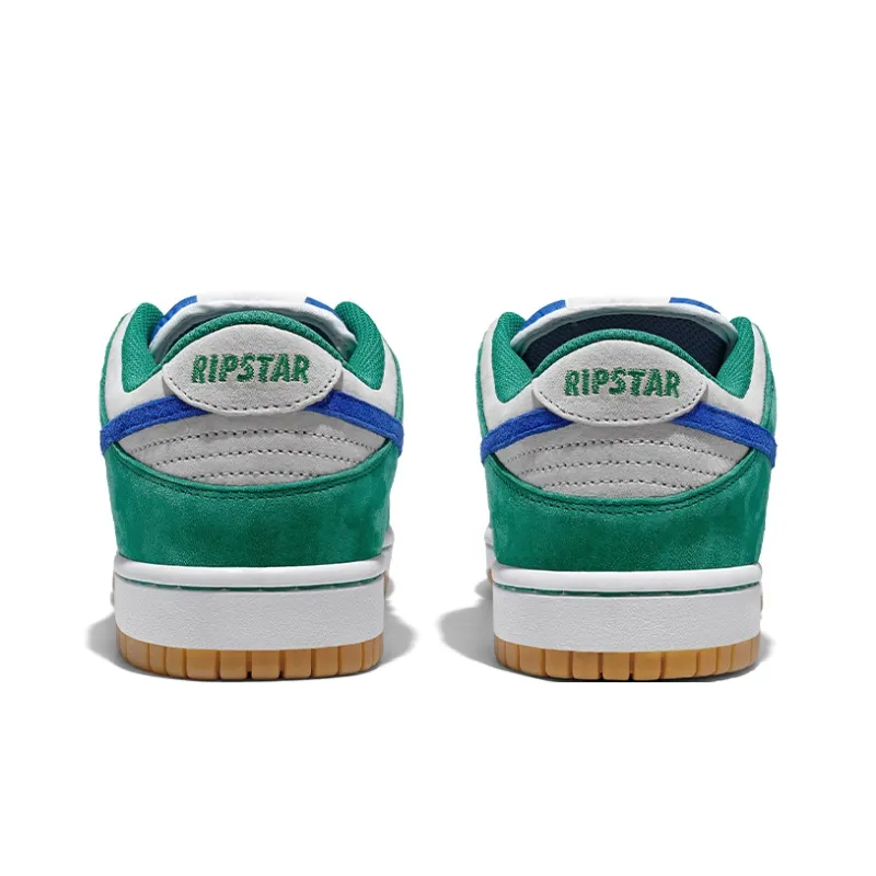 RIPSTAR SKBD Low Maxes-Leonardo Anti-Slip Wear-Resistant Low-Top Skateboard Shoes Unisex White Green-3