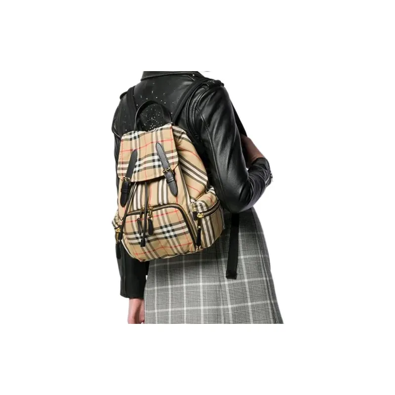 Burberry Polyamide Backpack Women's Archive Beige-4