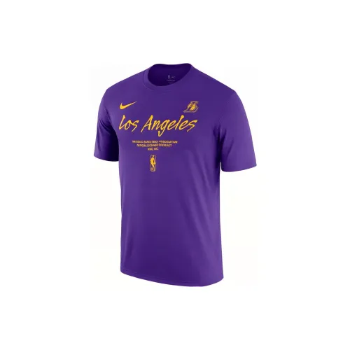 Nike X NBA T-Shirts Men Global Purple