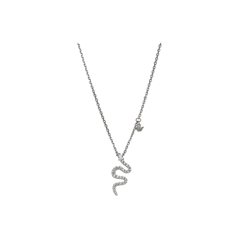 EMPORIO ARMANI S925 Silver Necklaces Women's Silver-0