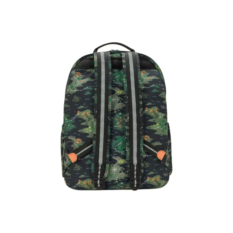Kipling Nylon Backpack Unisex Green-5