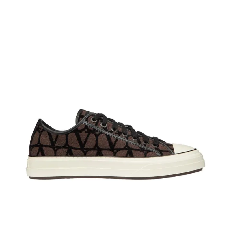 Valentino Toile Iconographe Low Brown-1