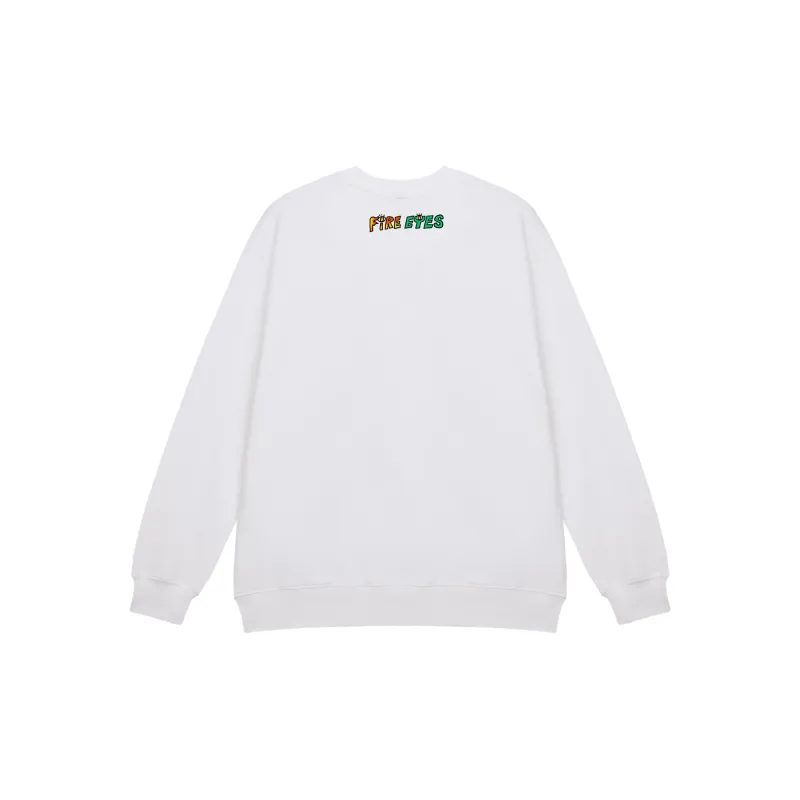 MK MONKEY KING Sweatshirt Unisex White-1