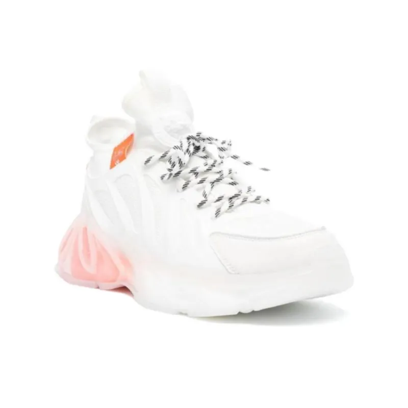 PLEIN SPORT Slip Resistant Low Top Casual Shoes Unisex White-2