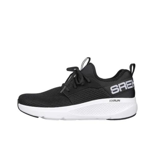 Skechers GO RUN Elevate Anti-Slip Wear-Resistant Low-Top Casual Running Shoes Men's Black