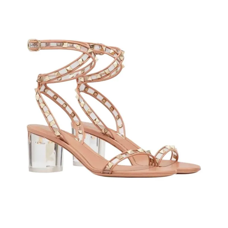 Valentino Strap Sandals Women's Nude-2