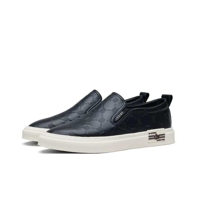 JOSINY Low-Top Canvas Shoes Men's Black-8