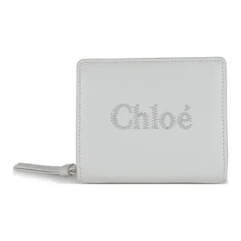Chloe Leather Wallet Women's White