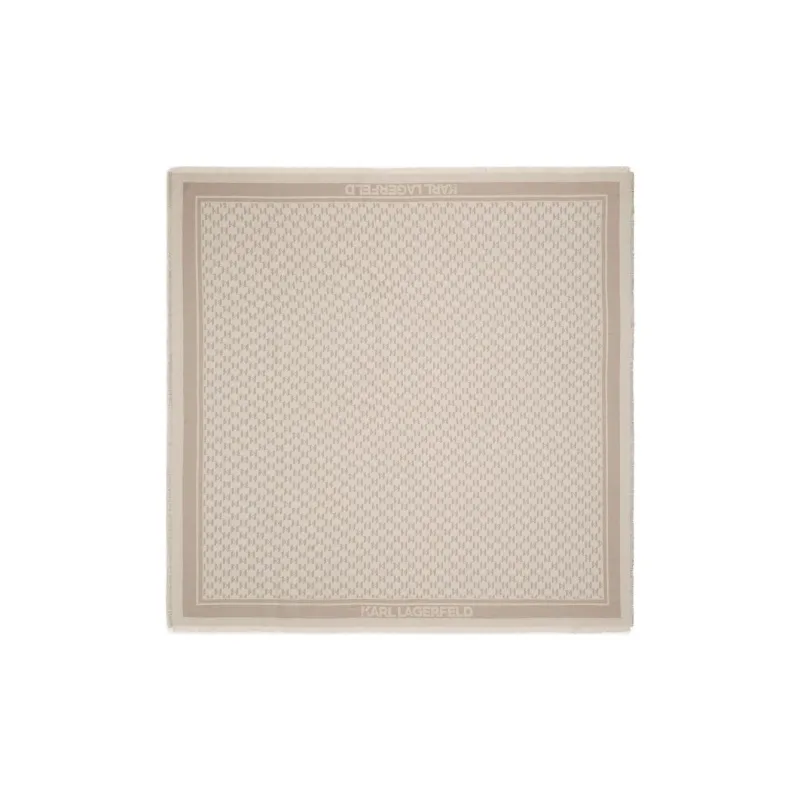 KARL LAGERFELD / Karl Lagerfeld Jeans Monogram jacquard Silk Scarf-0