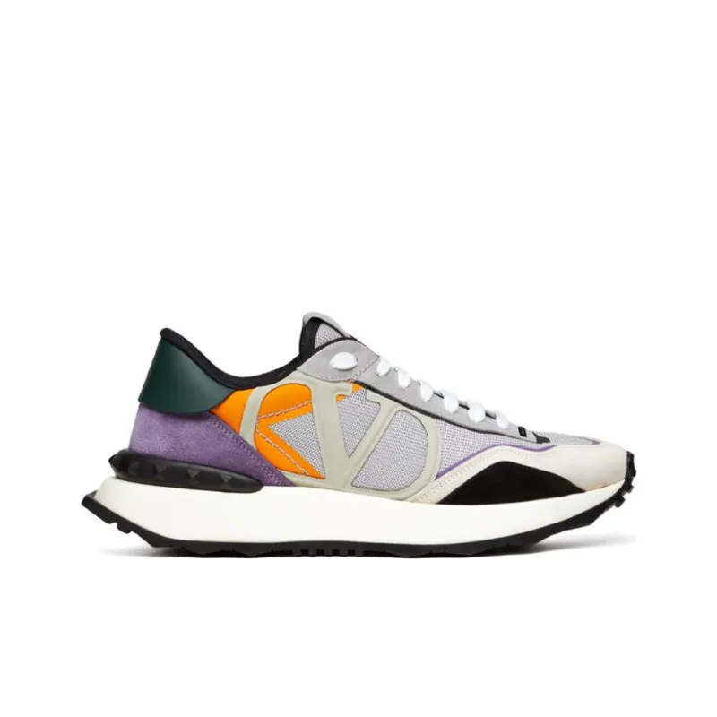 Valentino Netrunner Low Top Casual Shoes Men's Gray-1