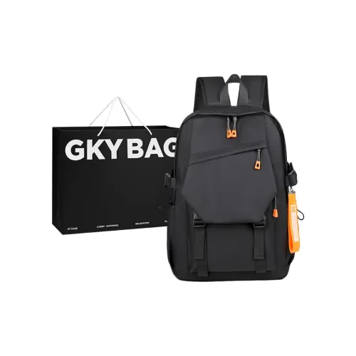 GKY Water Resistant Membrana Dermalis Multifunction Laptop Laptop Bag Backpack Regular Unisex Black/Gray
