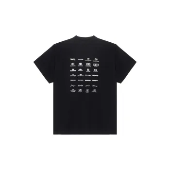 Balenciaga T Shirt Loose Fit Style Unisex Black