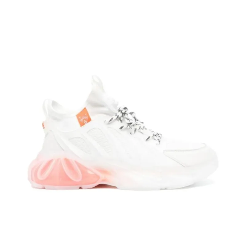 PLEIN SPORT Slip Resistant Low Top Casual Shoes Unisex White-1
