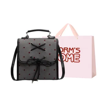 Worm's Home Nylon Fabric Backpack Regular Women's Multicolor