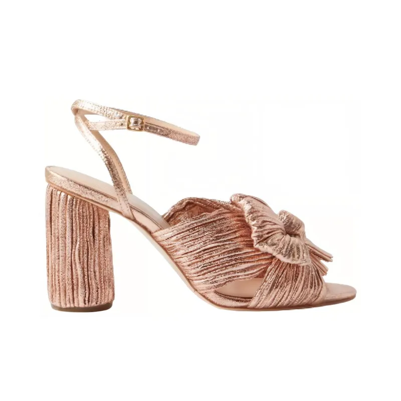 Loeffler Randall Strap Sandals Women's Rose Gold-1