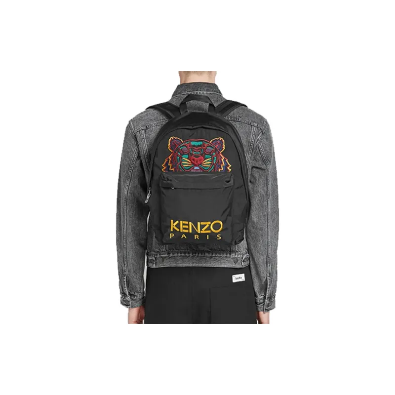 KENZO Polyester Backpack Regular Unisex Black-6