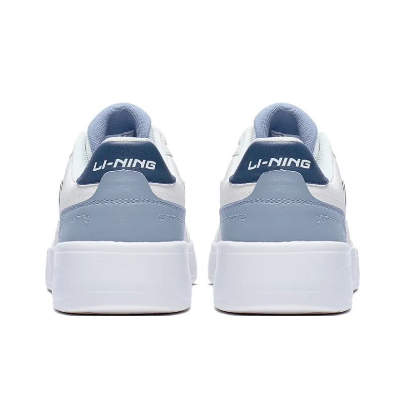 LiNing Sycee Balanced Lightweight Low Top Skateboard Shoes Men's White-3