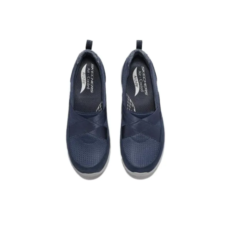 Skechers ARCH FIT REFINE Women's Casual Shoes Low Heel < 3cm Women's Blue-3