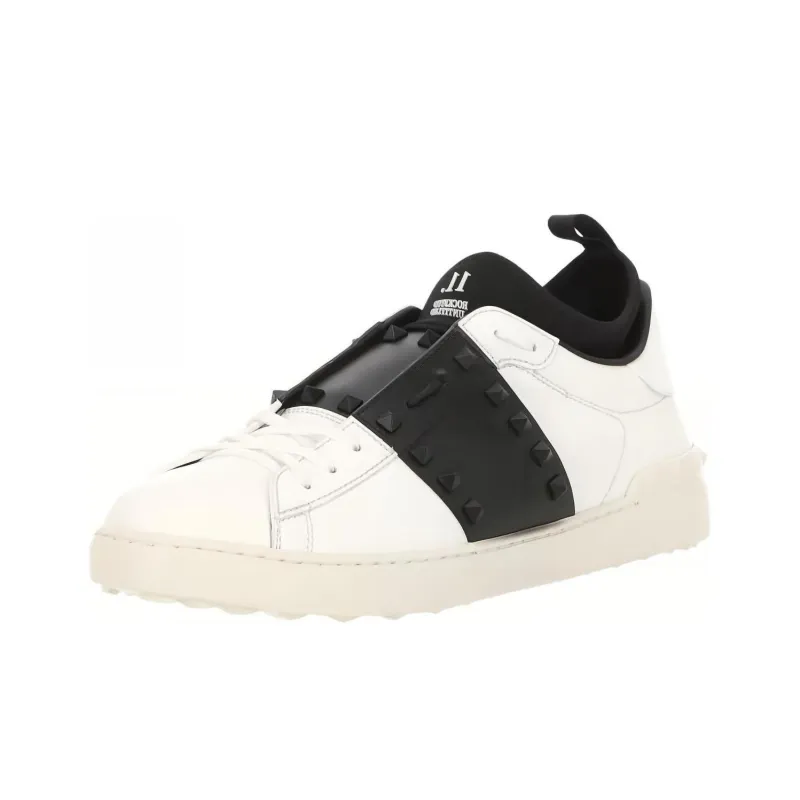 Valentino Garavani Rockstud Lace Up Sneakers-2