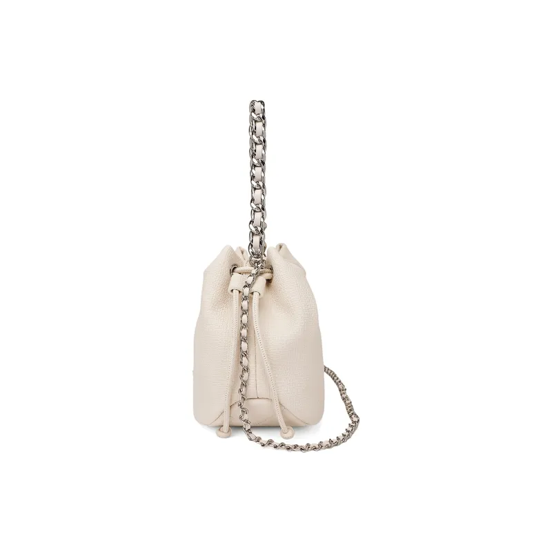 MEXICAN Polyurethane Leather Shoulder Bag Women's Midnight Black/Space Silver/Coconut Milk White-13